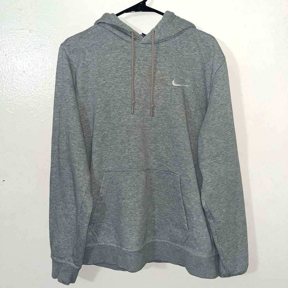 Gray Nike hoodie
